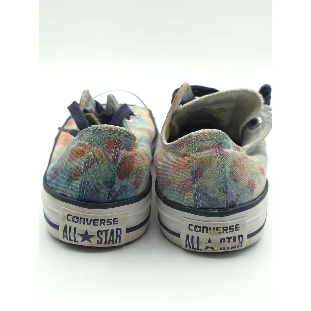 Converse All Star Women's Tye-Dye Floral Low Top Sneakers Size 7 US - Picture 3 of 15